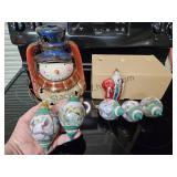 Snowman Lantern & Bird Theme Ornaments