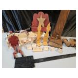 Clothes Basket Of Wood Decor