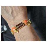 Older Enameled Browns Bracelet