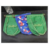 3 Crown Royal Bags