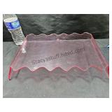 Acrylic Laptop Stand / Riser Pink