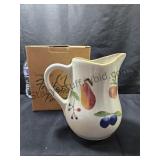 Longaberger Pitcher Fruit Medley