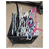 Plastic Crate & Hangers