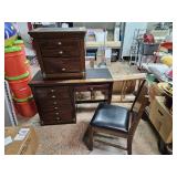 Desk, Side Stand & Chair Need TLC