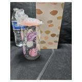 Bunny Glass And Straw