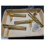 Gold Tone Brackets