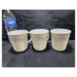 3 Corning Mugs