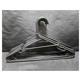 12 Black Hangers