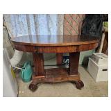 VTG Oval Table With Drawer 48 W