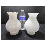 2 Lamp Globes