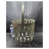 Metal Tree Basket 8.5 Inch