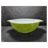 4 QT Pyrex Bowl Green Some Wear