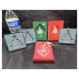 Crystal Ornaments Lot A