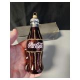 VTG Glass Coca Cola Ornament