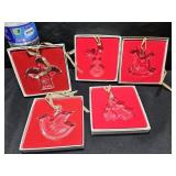 Crystal Ornaments Lot D