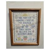 Framed Needlepoint