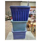 3 Storage Totes