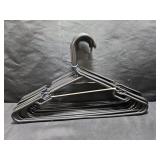 12 Black Hangers
