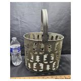 Metal Tree Basket 10.5 Inch