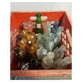 Old Bottles & Crate