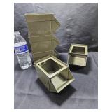 5 Metal Organizing Bins