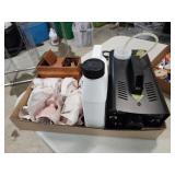 Fog Machine & Liquid. VTG Cigarette Box ETC
