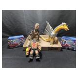 Toy Flat & 2 Tins