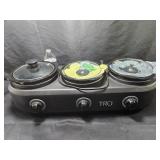 3 Crock Buffet Server