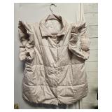 Puffy Ruffled Vest SZ XL