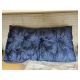 Queen Headboard Pillow / Wedge Blue Sealed