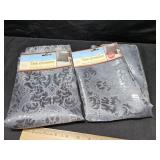 2 Pillow Covers Grey 18x18