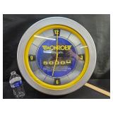 Large Monroe Tire Clock Needs Repair