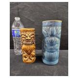 Ceramic Tiki Vases / Cups