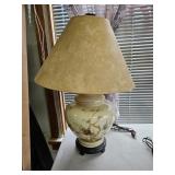 VTG Table Lamp Floral Pattern
