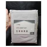 Queen SZ Sheet Set Grey
