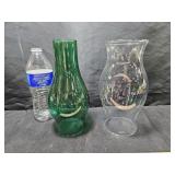 2 Oil Lamp Chimmneys