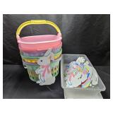 Easter Baskets & Yard Bunnies