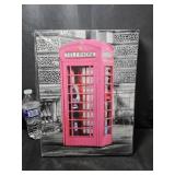 Wall Canvas Telephone Booth