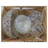 Assorted Sz Glass Bowls