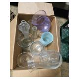 Assorted Size Glass Vases