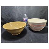 2 Old Pottery Bowls