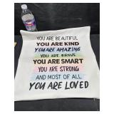 18x18 Zippered Pillow Cover You Are