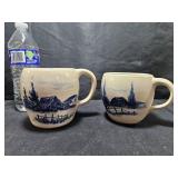 Old Storie & Son Texas Pottery Mugs