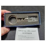 VTG Crystal Light Elephant Keychain