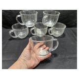 6 Glass Mugs