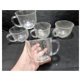 5 Glass Mugs