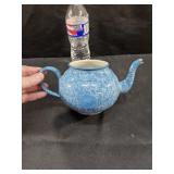 VTG Enameled Tea Pot
