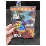 Sealed DVD 3 Film Collection Godzilla/Kong