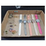 Watches & Misc Costume Jewelry