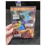 Sealed DVD 3 Film Collection Godzilla/Kong
